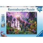 FourForce 128921 Dinozorlar Çocuk Puzzle, 200 Parça