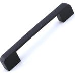FourForce Adet Radus Siyah Metal Kulp 96 mm - 9.6 cm Mobilya Çekmece Mutfak Dolabı Dolap Kulpları Kulbu Kulpu