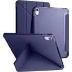 FourForce Air 5. Nesil / 4. Nesil 10,9 Inç Ile Uyumlu Kalemlikli, Uyku Modlu, Mıknatıslı, Üçgen Standlı, Darbeye Dayanıklı Kaplama Akıllı Kılıf (Lacivert, iPad Air 5. Nesil / 4. Nesil Uyumlu 10,9 Inç)