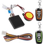 FourForce Alarm Sistemi Motosiklet Evrensel 12 V Motosiklet Hırsızlık Alarm Sistemi, 2 Uzaktan Kumandalı Motosiklet Kablosuz Alarm Sistemi Motor Çalıştırma Uzaktan Kumandalı Anahtarlık