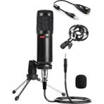 FourForce BM800 Condenser Stüdyo Mikrofon (Mini Tripod + 7.1 Ses Kartı)