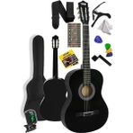 FourForce CG-36BK-PAK Kaliteli 36 Inç 3/4 Juniur Çocuk Gitarı 8-12 Yaş Arası (Çanta Tuner Askı Pena Metod)