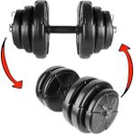 FourForce Ecgspor 30 kg (2X15 Kg) Dambıl Seti ve Ağırlık Seti Vücut Geliştirme Aleti