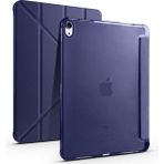 FourForce Ipad (10,nesil) 10.9" 2022 ile Uyumlu Katlanır Kalemlikli Standlı Uyku Modlu Akıllı Kılıf, Lacivert