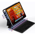 FourForce Ipad Air 4/5 Nesil M1 Çipli 10,9 ile Uyumlu Case Magic Keyboard Folio Utra Slim Klavyeli Tablet Kılıfı