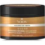 FourForce Keratin & Hyalüronik Asit Içeren Saç Maskesi, Hasarlı Aşırı Yıpranmış Saçları 360° Yoğun Onarıcı ve Besleyici Saç Bakım Maskesi 250ML