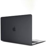 FourForce MacBook Ince Sararmayan Şeffaf MacBook Crystal Ishield Kapak Sert Kabuk Koruma Kılıfı (Air 13.6 2022 M2 A2681 Siyah)