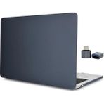 FourForce MacBook Pro 13 Inç Kılıf Sert Mat Hardcase – A1706 / A1708 / A1989 / A2159 / A2251 / A2289 / A2338 Uyumlu Çizilmeye ve Darbelere Dayanıklı Kapak Siyah