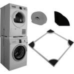 FourForce Makinesi Kurutma Makinesi Istifleme Birleştirme Kiti Arçelik Ayarlanabilir, Gri - Inox Modelleri ile Uyumlu - Altın