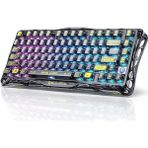 FourForce Mercury K1 Lite Rgb Kablosuz Mekanik Gaming Klavye, Ingilizce Q