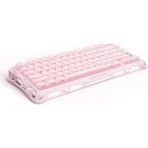 FourForce Mercury K1 Rgb Kablosuz Mekanik Gaming Klavye, Alüminyum Çerçeveli, Ingilizce Q, Special Edition, Pembe