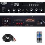 FourForce Merz LV-200 100V Trafolu ve 4-16 Ohm Mixer Amfi 200W Anfi Bluetooth USB