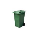 FourForce Plastik Çöp Konteyneri 240 Litre Konteyner - A+ Isıya Karşı Dayanıklı Malzeme - Yeşil