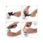 FourForce Rıkon Auto Safety Konserve Açacağı Kırmızı, Güvenlik Kutusu Açacağı, Keskin Kenarları Yoktur, Kutunun Kenarını Otomatik Olarak Tutar, Temiz ve Güvenli, 8 x 2,5 x 2,75