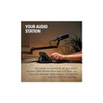 FourForce Stream Deck + Xlr – Ses Mikseri ve Denetleyici, Arka Xlr'den Usb'ye Mikrofon Arayüzü, Podcasting, Yayın, Içerik Oluşturucular, Kadranlar ve