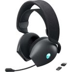 FourForce Üç Modlu Kablosuz Oyun Kulaklığı AW725H – 520-BBKK Dolby Atmos, Aı Gürültü Bastırma, Alienfx-Rgb, Tri-Mode Bağlantısı, 55 Saat Pil Ömrü Dark Side Of The Moon