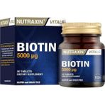 FourForce Vitals Biotin 5000 Mcg 30 Tablet Takviye Edici Gıda - Ada Çayı