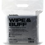 FourForce Wipe&buff Mikrofiber Seramik Kaplama Uygulama Bezi 10'lu Paket, Tüy Bırakmaz Detailing Bezi, Çift Taraflı Araç Içi Bakım,temizlik Bez