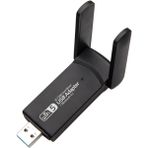 FourForce Wireless Adaptör Wifi Ağ Kartı Masaüstü Bilgisayar Pc ile Uyumlu 2,4g 5g Destekler 1300MBPS USB 3.0 Dual Band USB Adapter 2,4GHZ-5,82GHZ AC1300