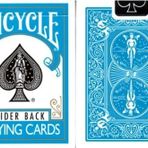 Fournier US Playing Card Company - Poker kartları - Bicycle Back in Blue Turquoise