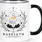 Fourth Wing Merch Inspired Kahve Kupası Fantezi Kitap Severler Hediyeler, Dördüncü Kanat Ürünleri Seramik Kahve Fincanı, 325 ml