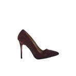 Fox Shoes 8922151902 Bordo Süet Topuklu Ayakkabı