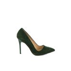Fox Shoes 8922151902 Yeşil Süet Topuklu Ayakkabı