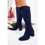 Fox Shoes A654252702 Lacivert Kadın Çizme