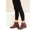Fox Shoes A726193409 Bordo Kadın Bot