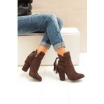 Fox Shoes A922803902 Kahverengi Süet Kadın Bot