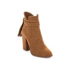 Fox Shoes A922803902 Taba Süet Kadın Bot