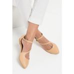 Fox Shoes Bej Kadın Babet 1440