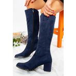 Fox Shoes C654652702 Lacivert Kadın Çizme