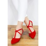 Fox Shoes D726537302 Kırmızı Kadın Babet