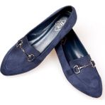 Fox Shoes G290010002 Lacivert Kadın Babet