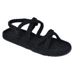 Fox Shoes H596011704 Siyah Kadın Sandalet