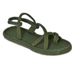 Fox Shoes H596111604 Haki Kadın Sandalet