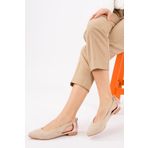 Fox Shoes H726324002 Ten Pudra Kadın Babet