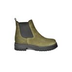 fox SHOES Haki Hakiki Deri Süet Kadın Bot, Haki-Süet, 40
