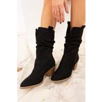 Fox Shoes J404040002 Vizon Süet Kadın Bot