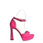 Fox Shoes K404580102 39 Fuşya Süet Kadın Topuklu Ayakkabı