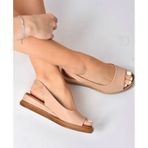 Fox Shoes K674300609 Ten/Taba Kadın Sandalet