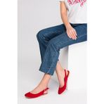 Fox Shoes Kırmızı Kadın Babet 1458