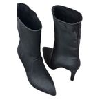 Fox Shoes L404891302 Siyah Süet Kadın Bot