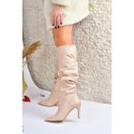 Fox Shoes L572009609 Ten İnce Topuklu Kadın Çizme