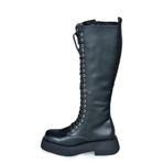 Fox Shoes L610130909 Siyah Bağcıklı Günlük Kadın Çizme
