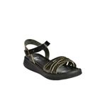Fox Shoes M291030503 Siyah Hakiki Deri Günlük Kadın Sandalet