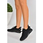 Fox Shoes M702006204 Siyah Triko Kumaş Kadın Spor Ayakkabı