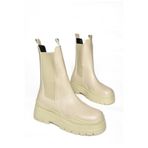 fox SHOES N280420009 Ten Kalın Tabanlı Kadın Bot, Ten-Suni Deri, 39