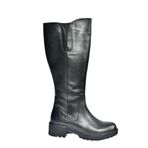 Fox Shoes N654226103 Siyah Hakiki Deri Günlük Kadın Çizme